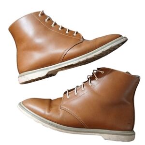 Dr. Martens Chester Light Brown Leather Boots Men's Lace Up Chelsea Boot…